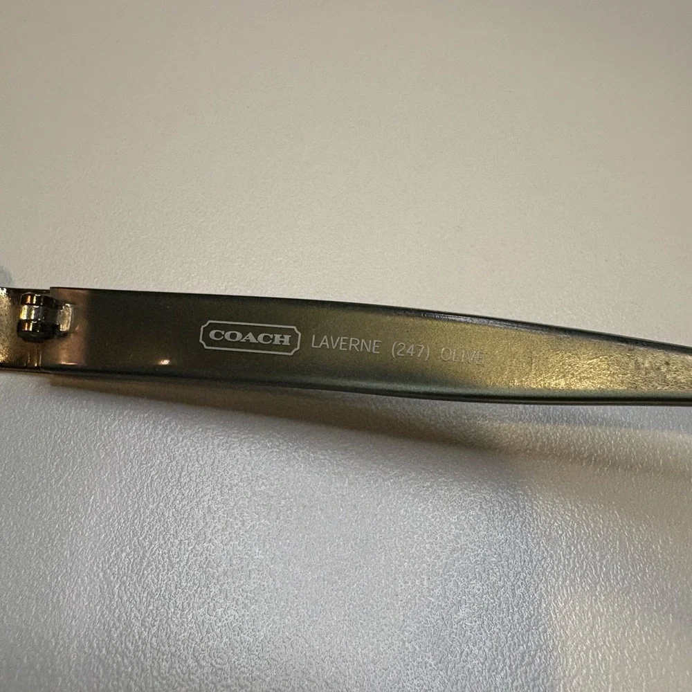 COACH LAVERNE (247) OLIVE / 48•18•135 COACH GLASSES COACH EYEGLASSES FRAMES ONLY